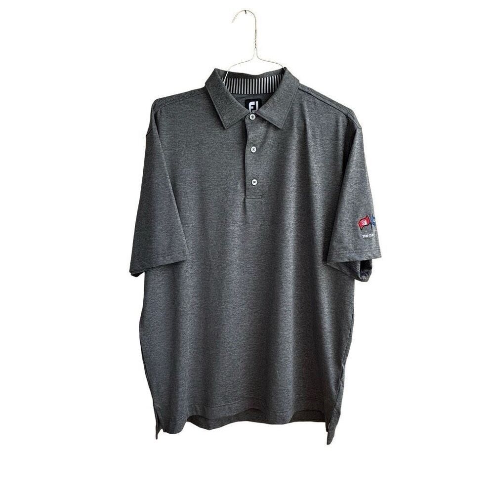 FootJoy Golf Polo Grey Men’s Size Large - Picture 2 of 6